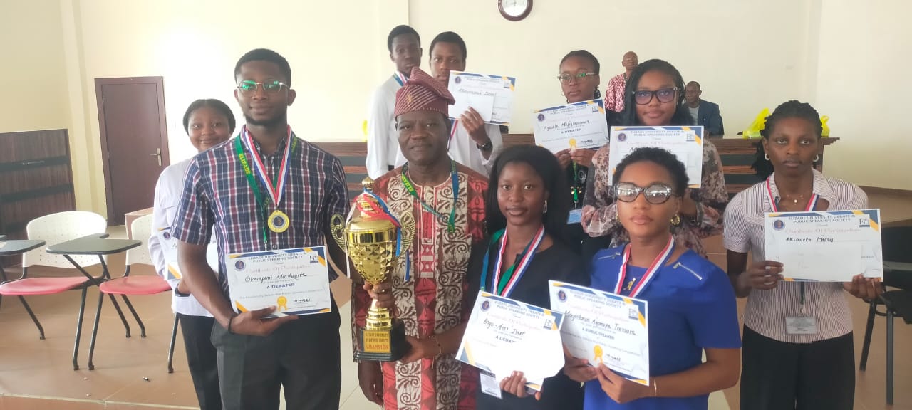 Faculty of Law Lifts EU 2026 Inter-Faculty Debate, Public Speaking Competition Trophy 